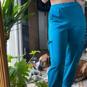 Nasty Gal Blue Joggers